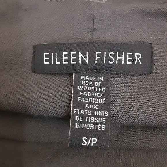 Eileen Fisher Heather Gray Long Sleeve Lightweight Knit Top Small Classic - Picture 4 of 4